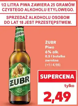 Kaufland Żubr Piwo oferta