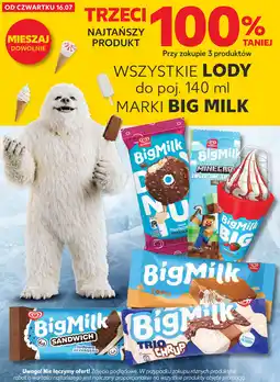 Kaufland Wszystkie lody do poj. 140 ml marki Big Milk oferta