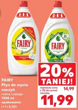 Kaufland Fairy Płyn do mycia naczyń oferta