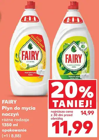 Kaufland Fairy Płyn do mycia naczyń oferta