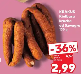 Kaufland KRAKUS Kiełbasa krucha od Szwagra oferta