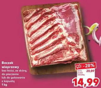 Kaufland Boczek wieprzowy bez kości, ze skórą oferta