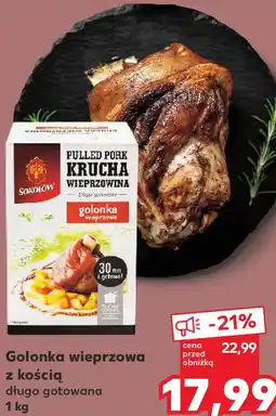Kaufland Sokołów Pulled Pork Krucha Golonka wieprzowa z kością długo gotowana oferta