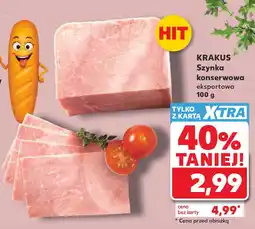 Kaufland KRAKUS Szynka konserwowa eksportowa oferta