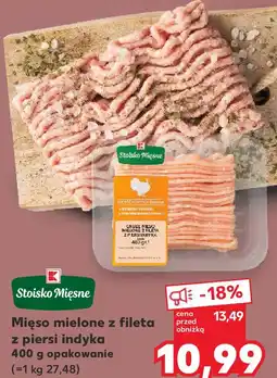 Kaufland Stoisko Mięsne Mięso mielone z fileta z piersi indyka oferta