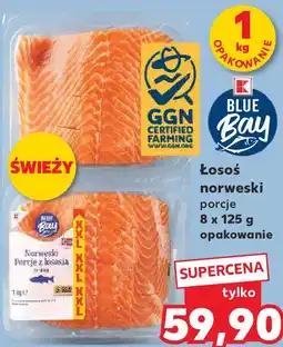 Kaufland Blue Bay Łosoś norweski porcje oferta