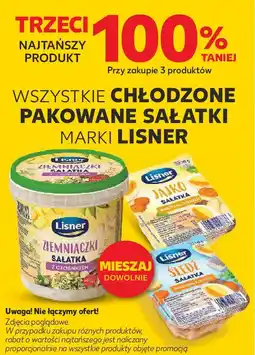 Kaufland Lisner Wszystkie chłodzone pakowane sałatki oferta