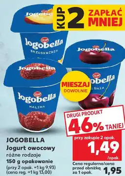 Kaufland Jogobella Jogurt owocowy oferta