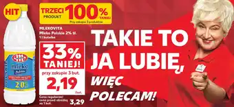 Kaufland Mlekovita Mleko Polskie 2% tł oferta