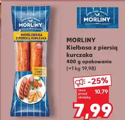 Kaufland Morliny Kiełbasa z piersią kurczaka oferta