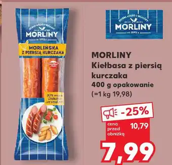 Kaufland Morliny Kiełbasa z piersią kurczaka oferta
