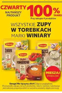 Kaufland WSZYSTKIE ZUPY W TOREBKACH MARKI WINIARY oferta