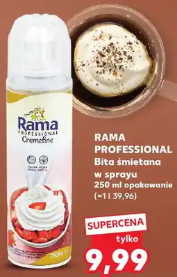 Kaufland Rama Professional Bita śmietana w sprayu oferta