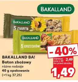Kaufland BAKALLAND BA! Baton zbożowy oferta