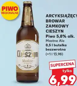 Kaufland Arcyksiążęcy Browar Zamkowy Cieszyn Piwo 5,8% alk. Mastne Ale oferta