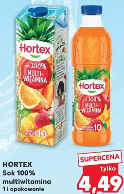 Kaufland Hortex Sok 100% multiwitamina oferta