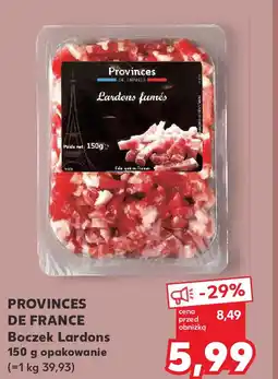 Kaufland Provinces de France Boczek Lardons oferta
