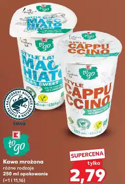 Kaufland K-Classic to go Kawa mrożona oferta