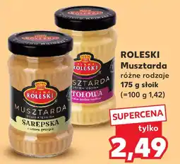 Kaufland Roleski Musztarda różne rodzaje oferta