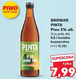Kaufland Browar Pinta Piwo 5% alk. A ja pale ale oferta