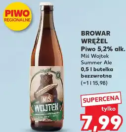 Kaufland Browar Wrężel Piwo 5,2% alk. Miś Wojtek Summer Ale oferta