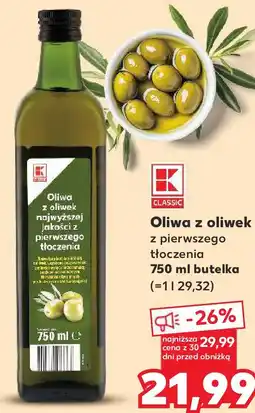 Kaufland K-Classic Oliwa z oliwek z pierwszego tłoczenia oferta