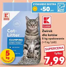 Kaufland K-Classic Żwirek dla kotów oferta