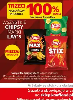 Kaufland Wszystkie chipsy marki Lay's oferta