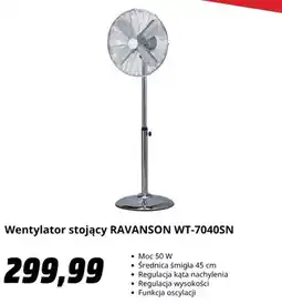 Media Markt Wentylator stojący Ravanson oferta