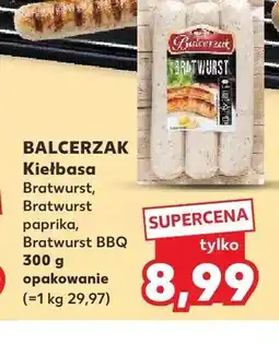 Kaufland Kiełbasa Bratwurst BBQ Balcerzak oferta