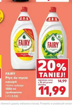 Kaufland Płyn do mycia naczyń Fairy Cytryna oferta