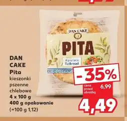 Kaufland Pita kieszonki pszenne chlebowe Dan Cake oferta