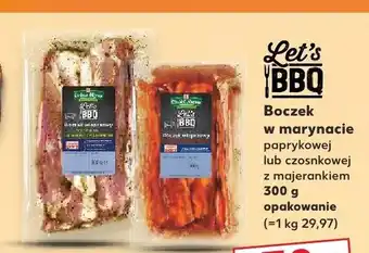 Kaufland Boczek w marynacie paprykowej Let's BBQ oferta