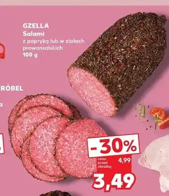 Kaufland Salami z papryką Gzella oferta