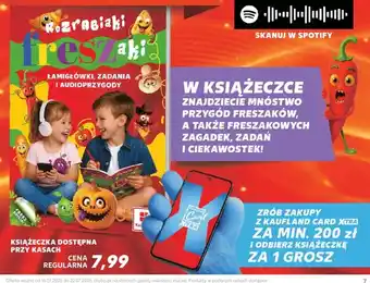 Kaufland Książeczka Rozrabiaki Freszaki Łamigłówki zadania i audioprzygody oferta