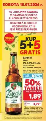 Kaufland Piwo Žatecký 5% oferta