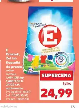 Kaufland Żel do prania E oferta