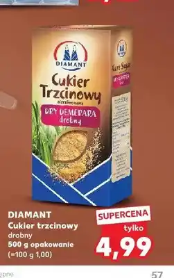 Kaufland Cukier trzcinowy drobny Diamant Dry Demerara oferta
