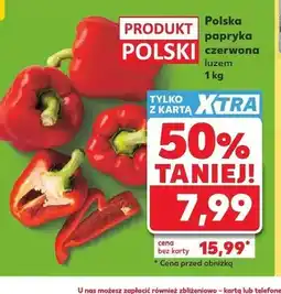 Kaufland Papryka czerwona luzem oferta