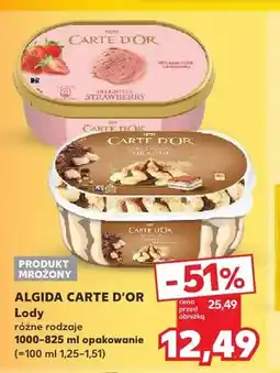 Kaufland Lody Algida Carte D'Or Strawberry oferta