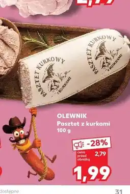 Kaufland Pasztet z kurkami Olewnik oferta