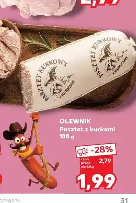 Kaufland Pasztet z kurkami Olewnik oferta