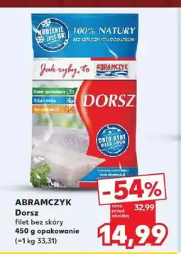 Kaufland Ryba Dorsz filet bez skóry Abramczyk oferta