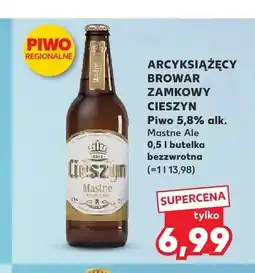 Kaufland Piwo Arcyksiążęcy Browar Zamkowy Cieszyn Mastne Ale oferta