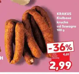 Kaufland Kiełbasa krucha od Szwagra Krakus oferta