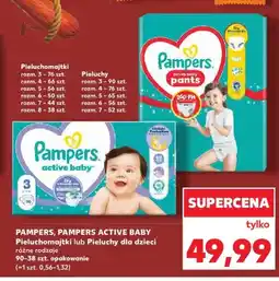 Kaufland Pieluchomajtki Pampers Active Baby Pants oferta