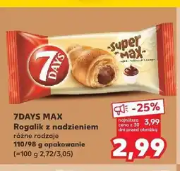 Kaufland Rogalik z nadzieniem 7DAYS MAX oferta