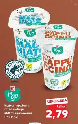 Kaufland Kawa mrożona Cappuccino K-Classic to go oferta