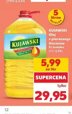 Kaufland Olej rzepakowy Kujawski z pierwszego tłoczenia oferta