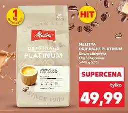 Kaufland Kawa ziarnista Melitta Originals Platinum oferta